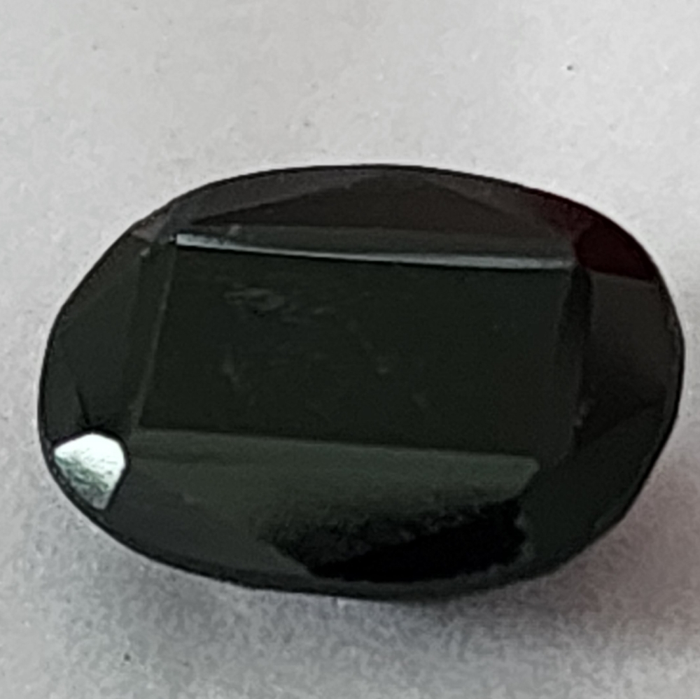 beautiful faceteted black onix